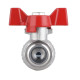 Кран кульовий Thermo Alliance Forte 1/2" ВЗ прямий, PN40, з накидною гайкою, метелик SF261W15