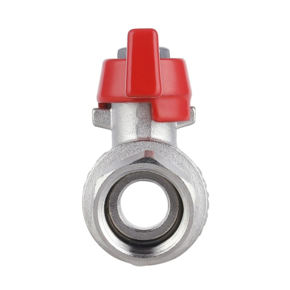 Кран кульовий Thermo Alliance Forte 1/2" ВЗ прямий, PN40, з накидною гайкою, метелик SF261W15