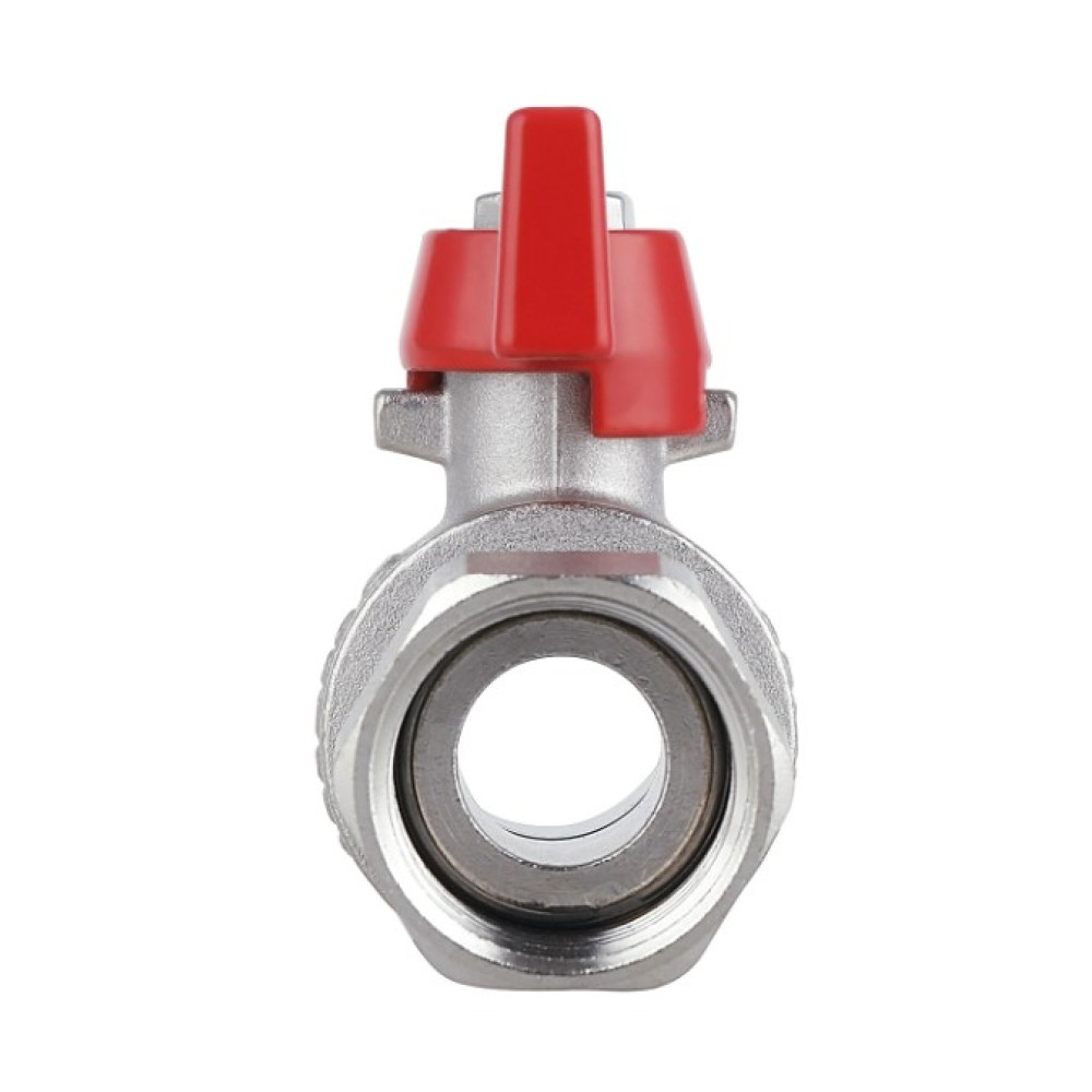 Кран кульовий Thermo Alliance Forte 3/4" ВЗ прямий, PN40, з накидною гайкою, метелик SF261W20