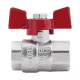 Кран кульовий Thermo Alliance Standart 3/4" ВВ прямий, PN40, метелик SD602NW20PN40