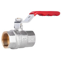 Кран кульовий Thermo Alliance Standart 3/4" ВВ прямий, нікель, PN40, важіль SD600NW20PN40