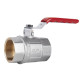 Кран кульовий Thermo Alliance Standart 1 1/2" ВВ прямий, нікель, PN40, важіль SD600NW40PN40