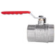 Кран кульовий Thermo Alliance Standart 2" ВВ прямий, нікель, PN40, важіль SD600NW50PN40