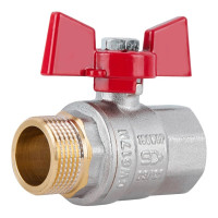 Кран кульовий Thermo Alliance Standart 3/4" ВЗ прямий, PN40, метелик SD607NW20PN40