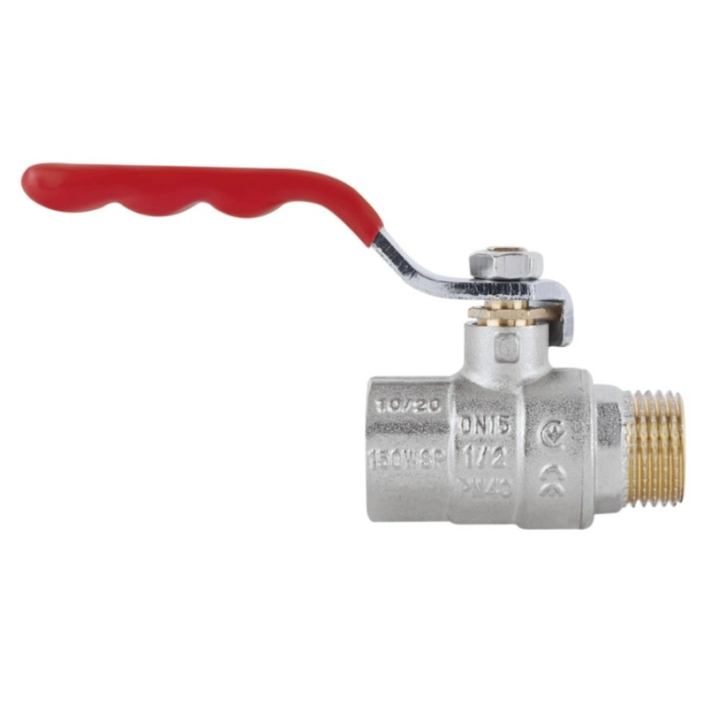 Кран кульовий Thermo Alliance Standart 1/2" ВЗ прямий, PN40, важіль SD605NW15PN40
