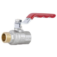 Кран кульовий Thermo Alliance Standart 1/2" ВЗ прямий, PN40, важіль SD605NW15PN40
