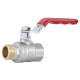 Кран кульовий Thermo Alliance Standart 1/2" ВЗ прямий, PN40, важіль SD605NW15PN40