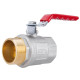 Кран кульовий Thermo Alliance Standart 1 1/2" ВЗ прямий, нікель, PN40, важіль SD605NW40PN40