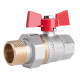 Кран шаровой "Американка" Thermo Alliance Standart 1" ВН прямой, латунь, PN40, бабочка SD220NW25PN40