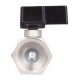 Кран кульовий міні Thermo Alliance Forte 1/2" ВВ прямий, півметелик SF265W15