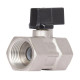 Кран кульовий міні Thermo Alliance Forte 1/2" ВВ прямий, півметелик SF265W15