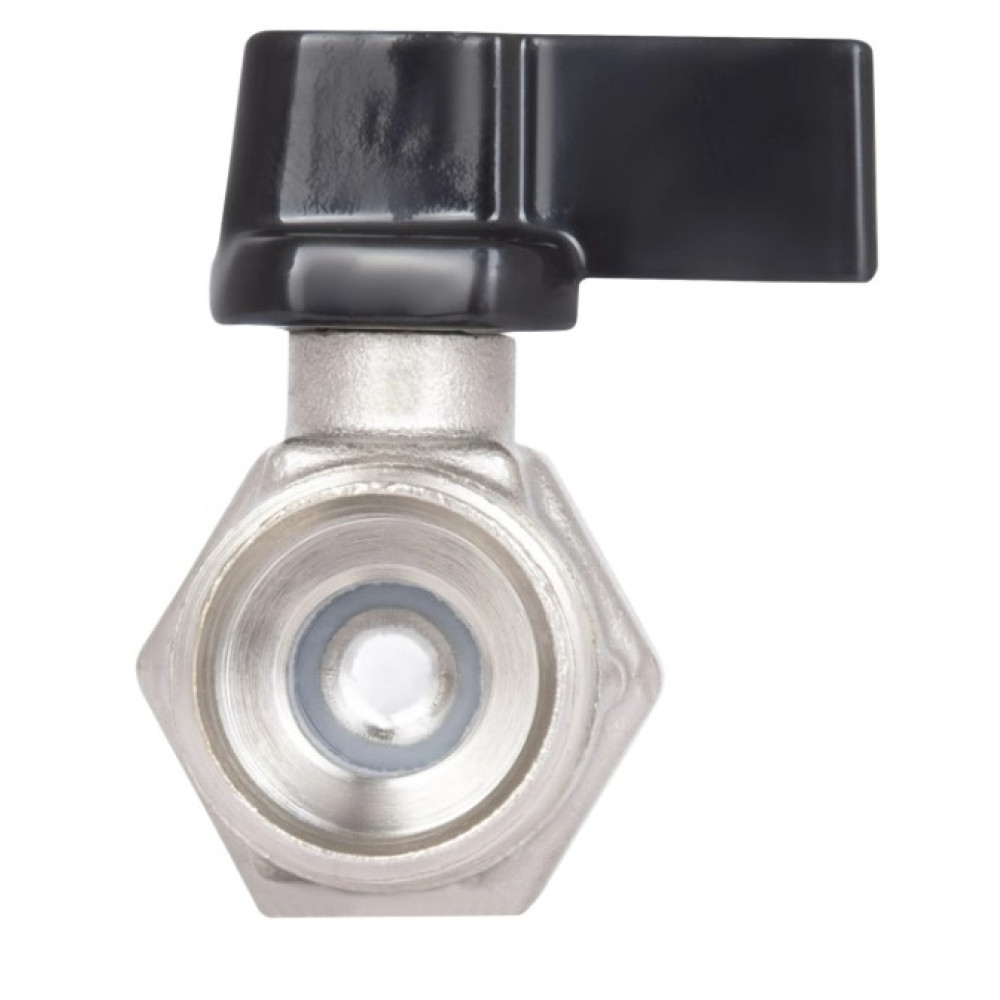 Кран кульовий міні Thermo Alliance Forte 1/2" ВЗ прямий, півметелик SF266W15