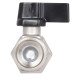 Кран кульовий міні Thermo Alliance Forte 1/2" ВЗ прямий, півметелик SF266W15