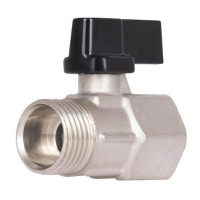 Кран кульовий міні Thermo Alliance Forte 1/2" ВЗ прямий, півметелик SF266W15