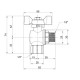 Кран кульовий Thermo Alliance Forte 1/2" ВЗ кутовий, PN40, метелик SF267W15
