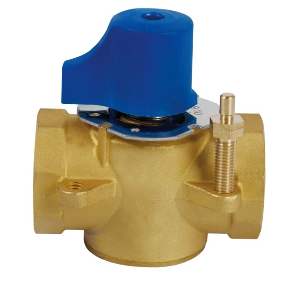 Клапан трехходовой Thermo Alliance Standart 1 1/4" ВВВ ручной латунный SF363W32