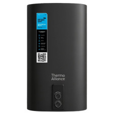 Водонагреватель электрический Thermo Alliance, 2,0 кВт, "сухой" ТЭН, 80 л плоский, вертикальный, прямоугольный, черный (DT80V20GPDD2B)