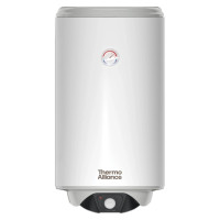 Водонагреватель электрический Thermo Alliance, 2,0 кВт, "сухой" ТЭН, 80 л плоский, вертикальный, цилиндрический, белый (SV08044C)