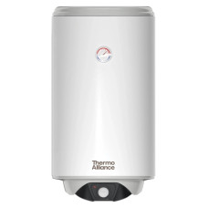 Водонагреватель электрический Thermo Alliance, 2,0 кВт, "сухой" ТЭН, 80 л плоский, вертикальный, цилиндрический, белый (SV08044C)