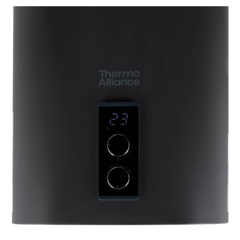 Водонагреватель электрический Thermo Alliance, 2,0 кВт, "мокрый" ТЭН, 50 л плоский, вертикальный, прямоугольный, серый (DT50V20G(PD)/2G)