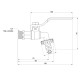 Кран поливочный Valve 1/2" НР SV140W15