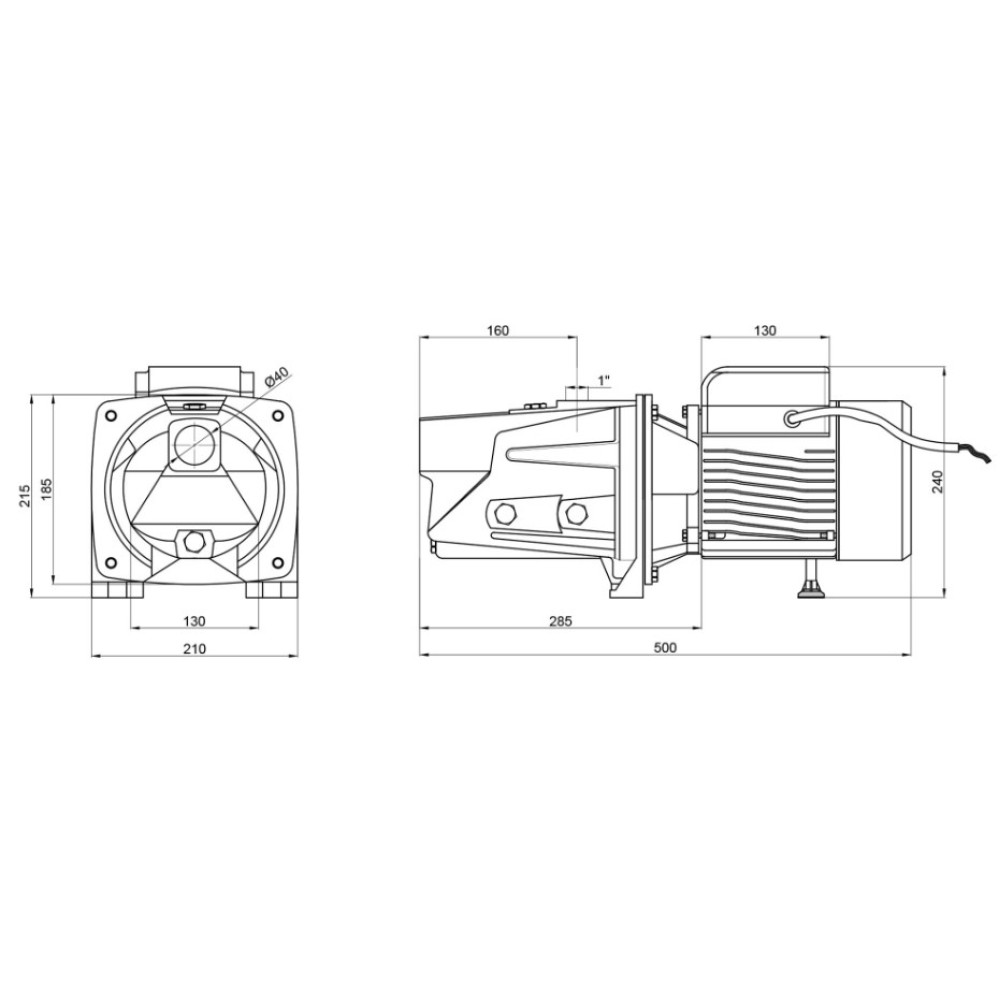 Насос самовсасывающий центробежный Thermo Alliance D-JSWm-20M