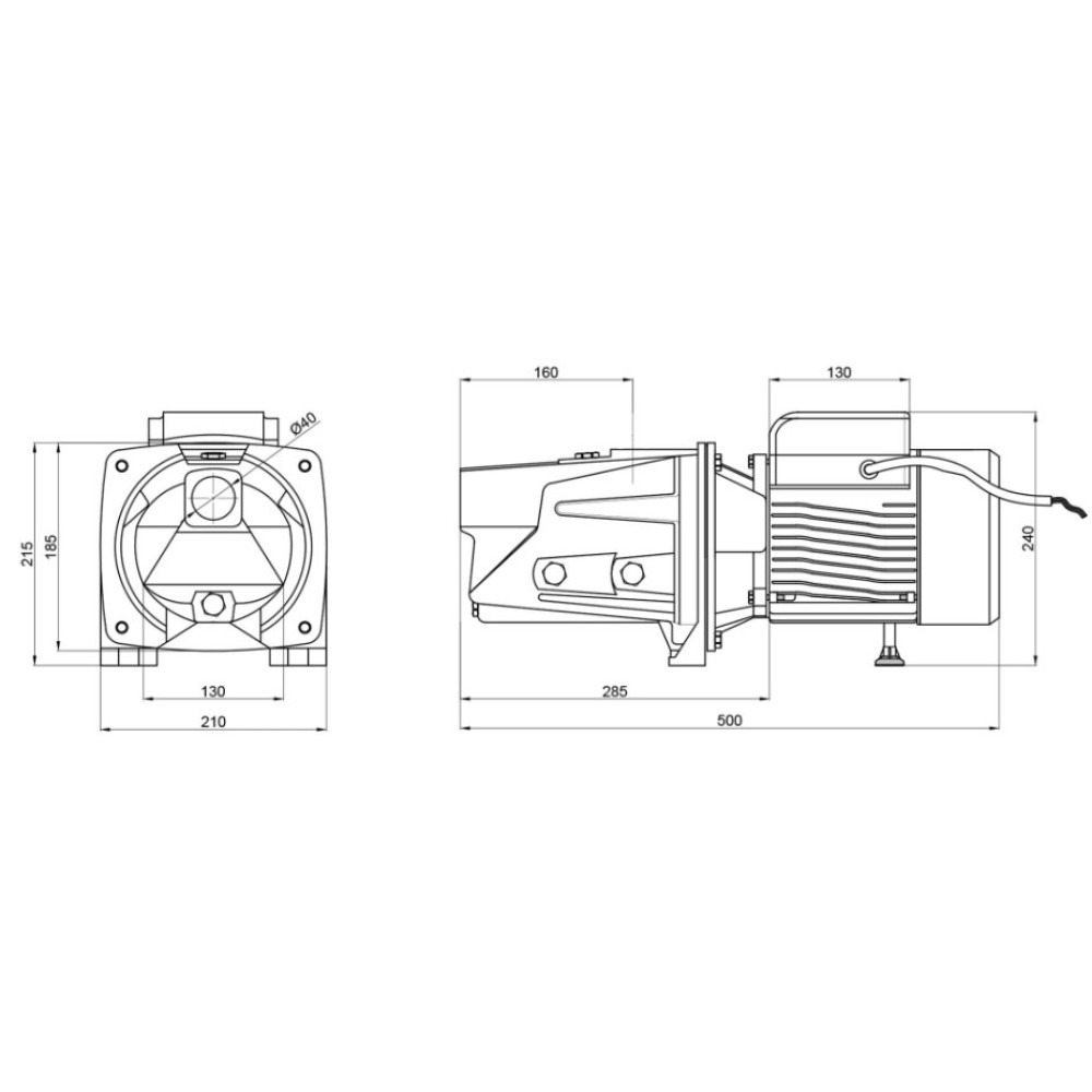 Насос самовсасывающий центробежный Thermo Alliance D-JSWm-20H