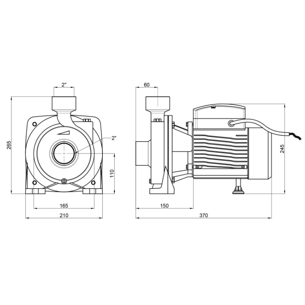 Насос поверхностный центробежный Thermo Alliance CPm200/2
