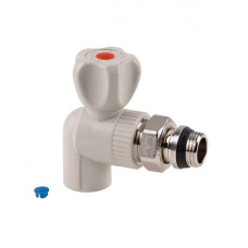 Кран шаровой радиаторный PPR Thermo Alliance 20х1/2" угловой DSW431