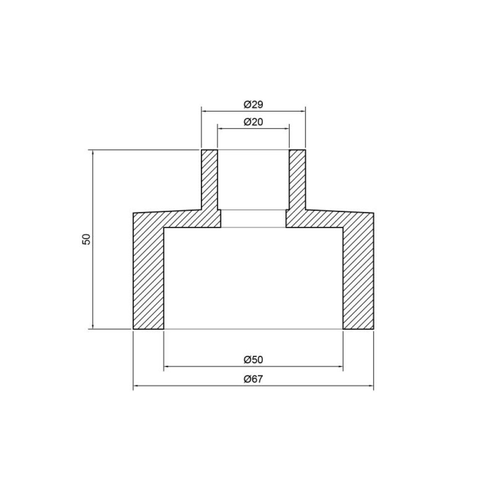 Муфта PPR Thermo Alliance 50х20 перехідна DSB107