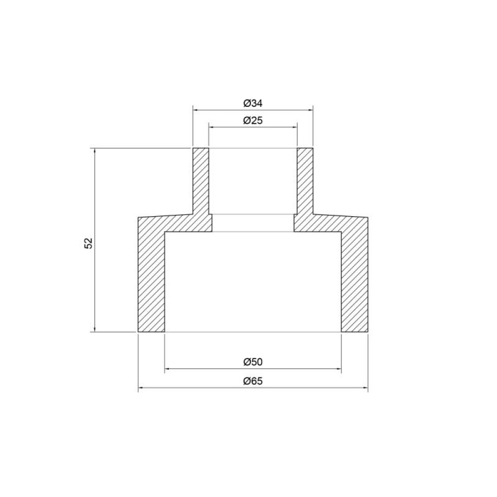 Муфта PPR Thermo Alliance 50х25 перехідна DSB108