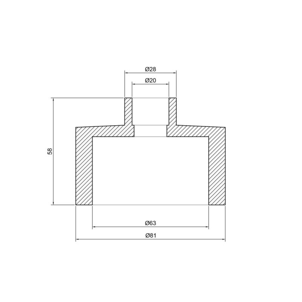 Муфта PPR Thermo Alliance 63х20 перехідна DSB111
