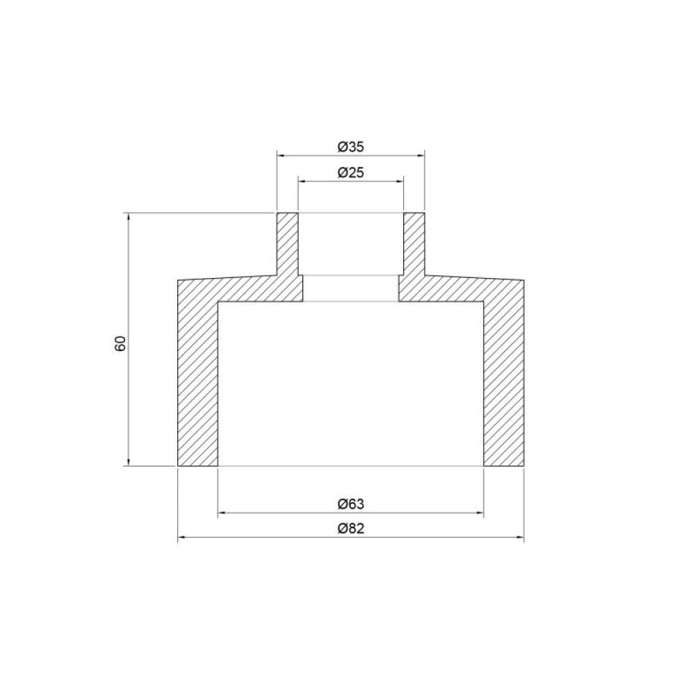 Муфта PPR Thermo Alliance 63х25 перехідна DSB112