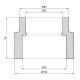 Муфта PPR Thermo Alliance 75х63 перехідна DSB119