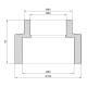Муфта PPR Thermo Alliance 90х63 перехідна DSB122
