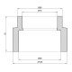 Муфта PPR Thermo Alliance 90х75 перехідна DSB123