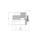Муфта PPR Thermo Alliance 50х1" 1/2 ВР DSB209
