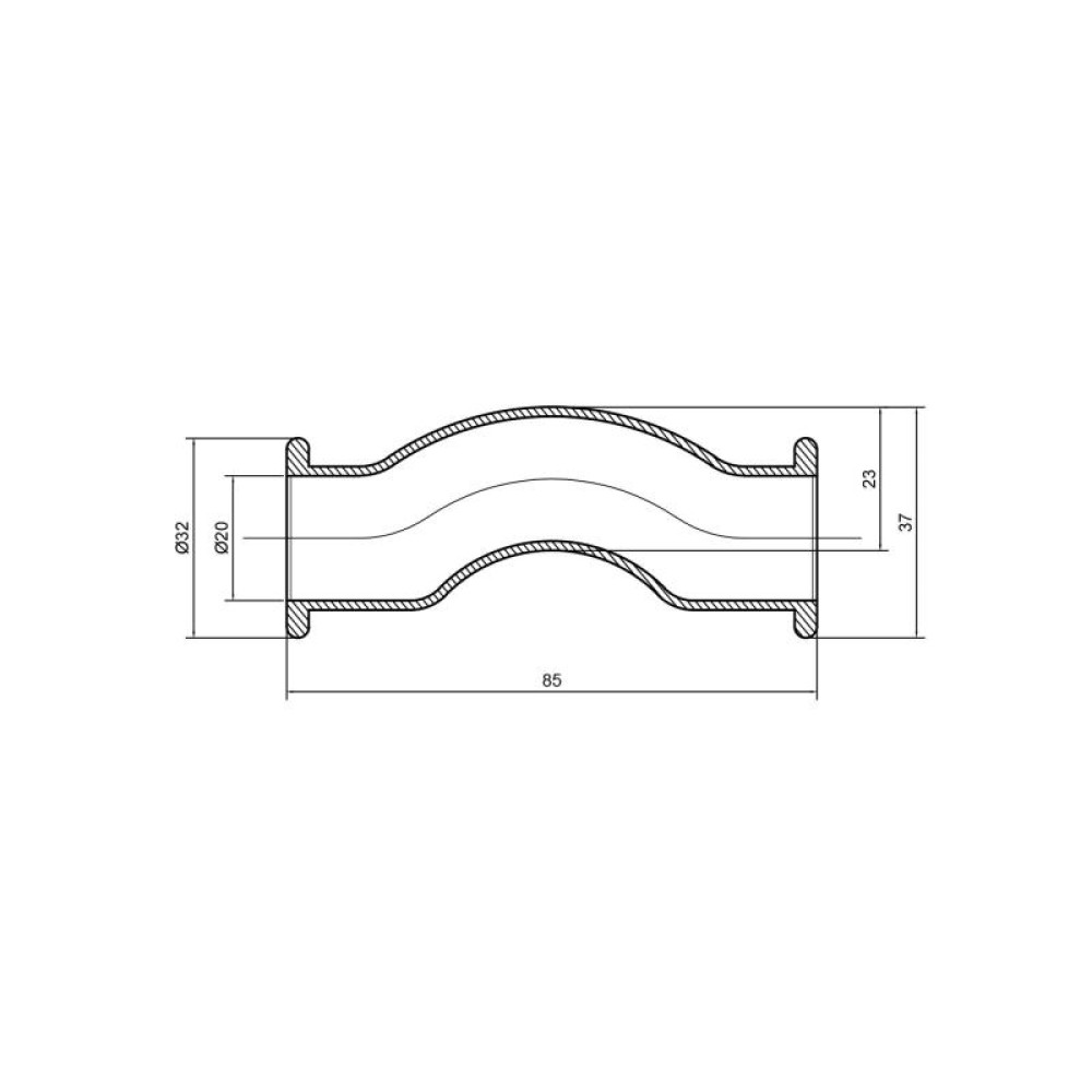 Обвід короткий PPR Thermo Alliance 20 DSJ101