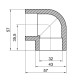 Кутник PPR Thermo Alliance 32, 90° DSE003