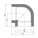 Кутник PPR Thermo Alliance 63, 90° DSE006