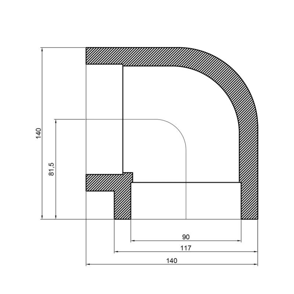 Кутник PPR Thermo Alliance 90, 90° DSE008