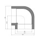 Кутник PPR Thermo Alliance 90, 90° DSE008