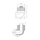 Кутник PPR Thermo Alliance 25х1/2" ЗР DSE402
