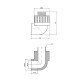 Кутник PPR Thermo Alliance 25х3/4" ЗР DSE4035