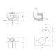 Кутник PPR Thermo Alliance настінний 20х1/2" ВР DSE951