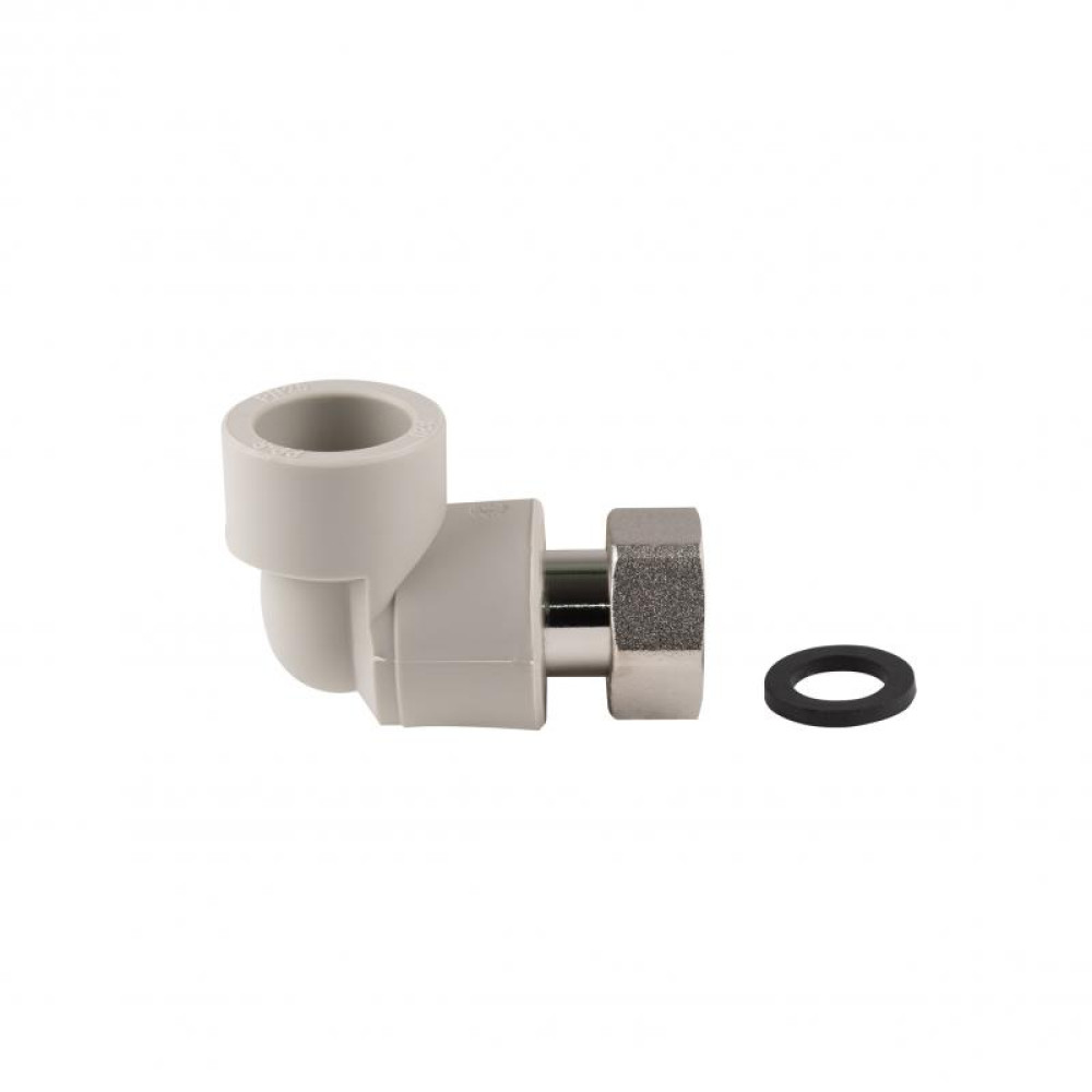 Кутник PPR Thermo Alliance з накидною гайкою 20х1/2" ВР DSE701