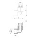 Кутник PPR Thermo Alliance з накидною гайкою 20х1/2" ВР DSE701