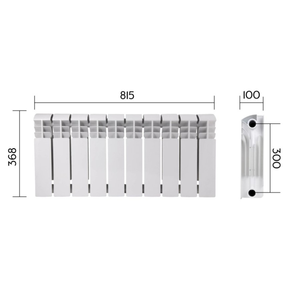 Радиатор биметаллический Thermo Alliance Bi-Ferrum F300100B