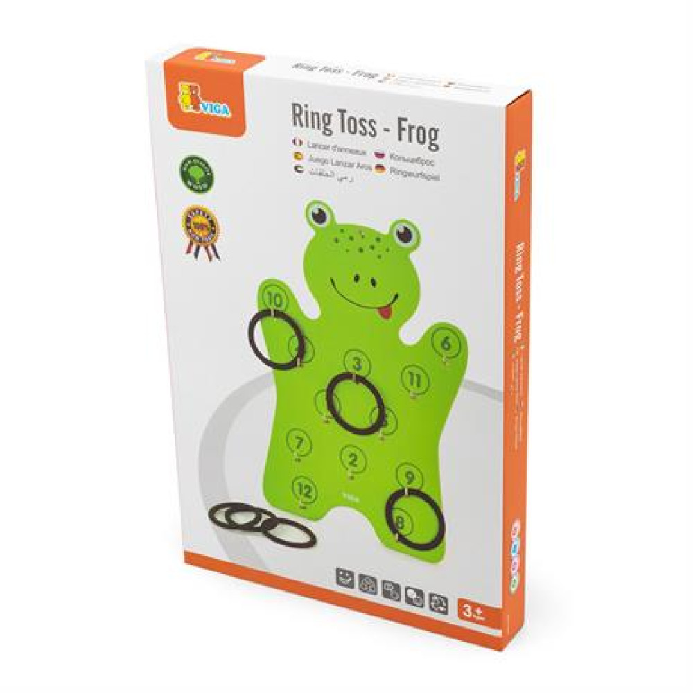 Ігровий набір Viga Toys Жабеня з кільцями