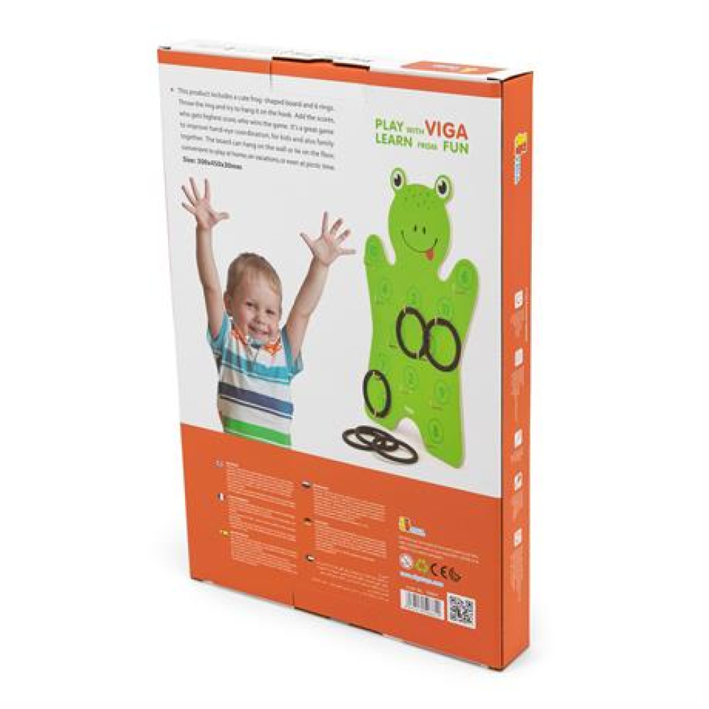 Ігровий набір Viga Toys Жабеня з кільцями